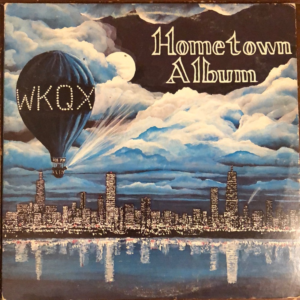 Radio Station WKQX Hometown Vinyl Lp '77